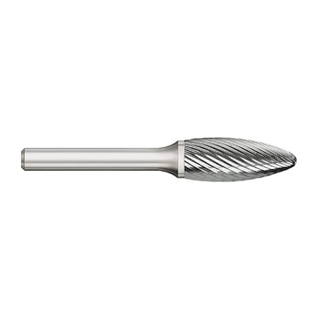 Kodiak Cutting Tools SH-53 Type SH Carbide Bur Flame Shape Single Cut 5426839